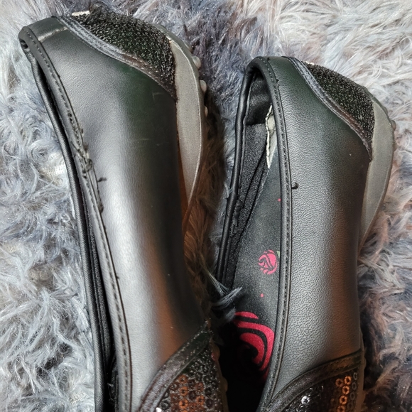 💜2for$40💜Skechers flat 6.5 US Black - Picture 3 of 7